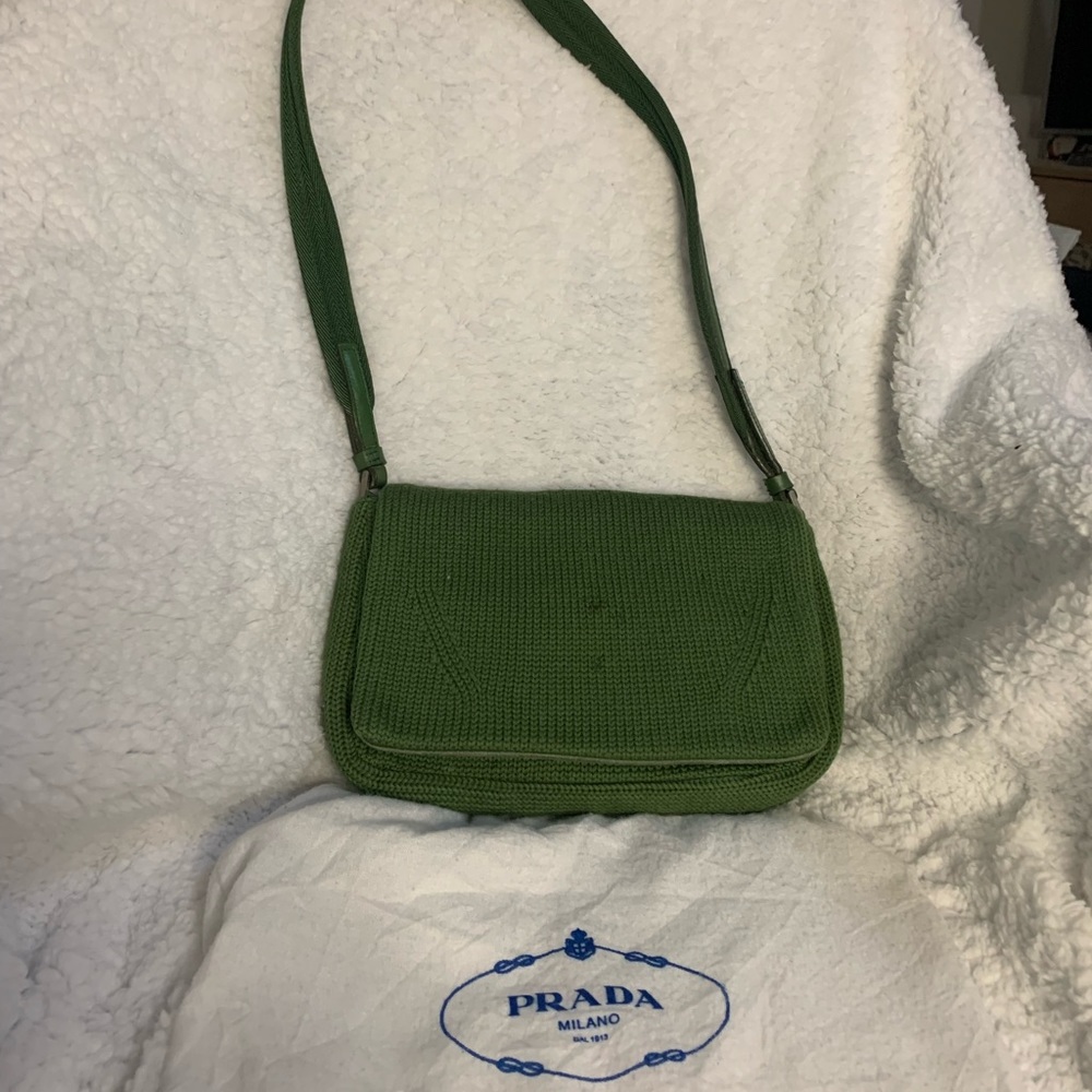 Prada Crochet Shoulder Bag